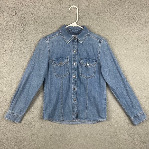 Zara Tops - Zara Women's XS Denim Button Down Shirt